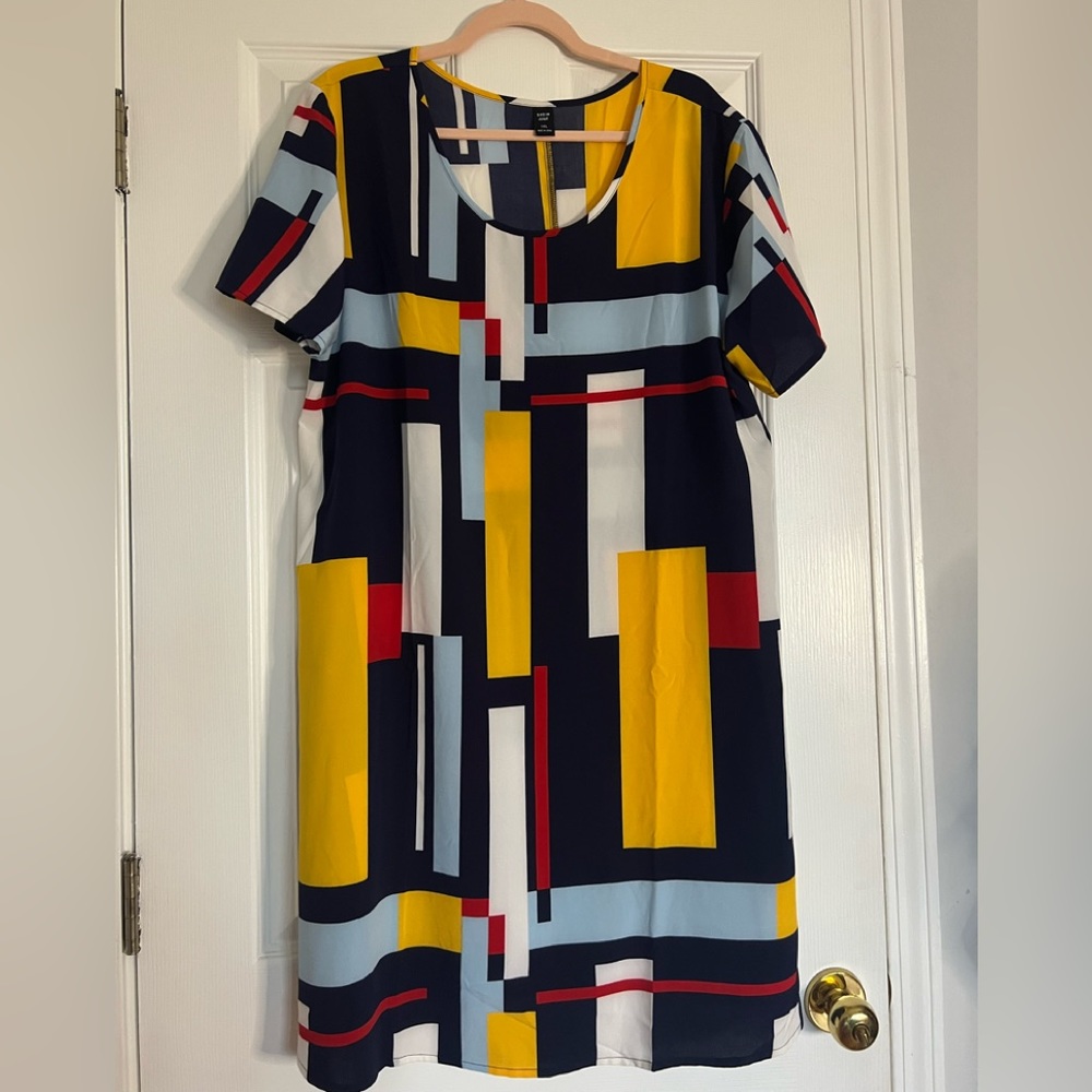 SHEIN Block Styled Dress